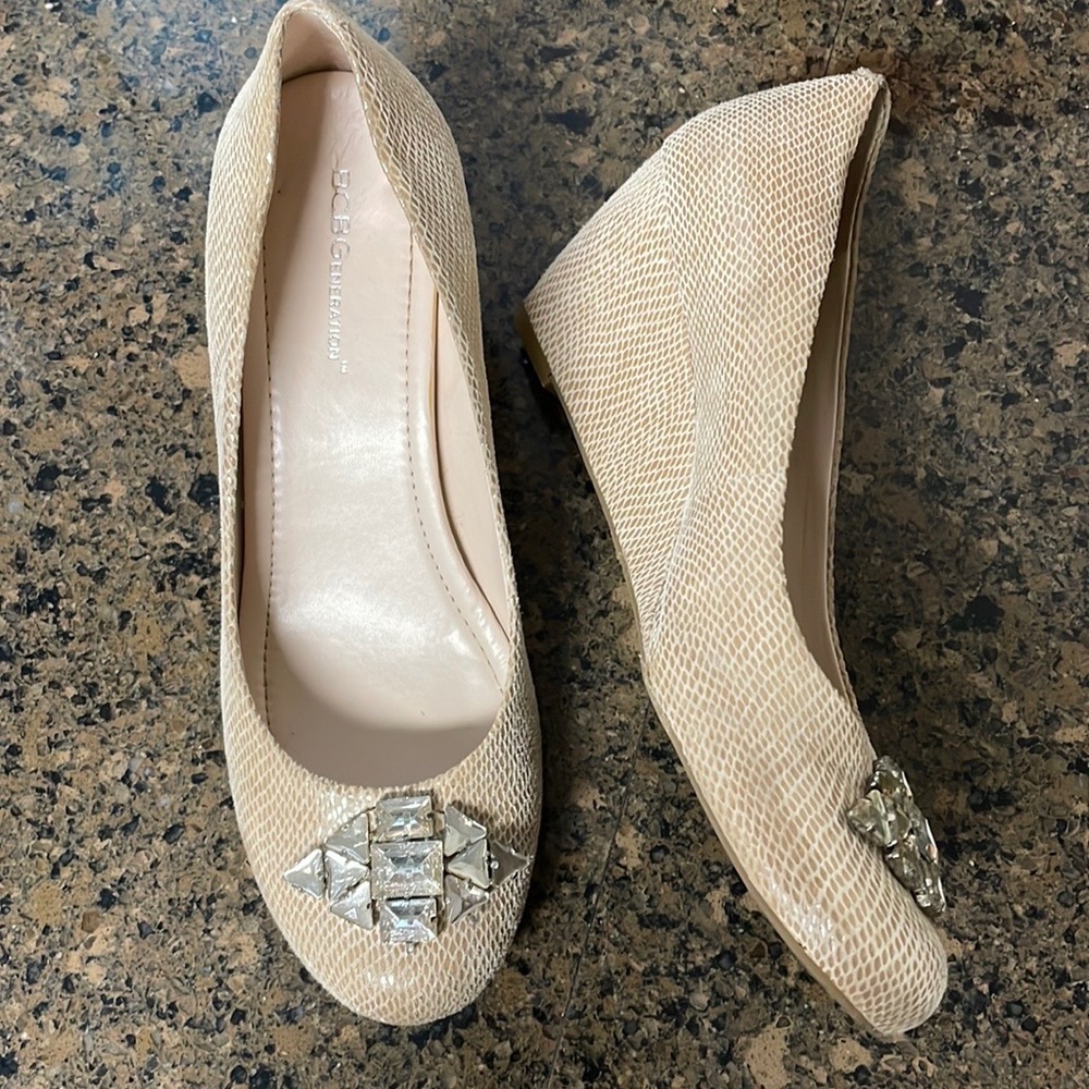 BCBGeneration ‘snake skin’ wedges